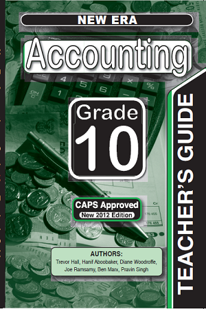 New Era Accounting Grade 10 Teacher's Guide
